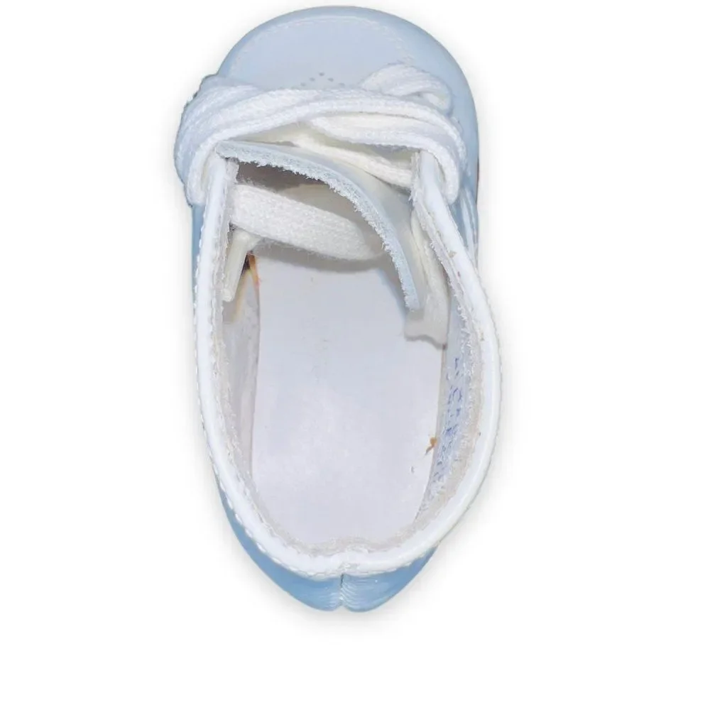 Vintage‎ Made in USA Smocked Style Boots White Toddler 7D